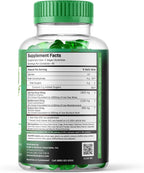 WELLNESS LABSRX Gominolas de Musgo Marino, 3200mg Irish Sea Moss Sabor a Baya Mixta con Bladderwrack y Raíz de Bardana - Apoyo para la Piel, Energía e Inmunidad - 90 Unidades