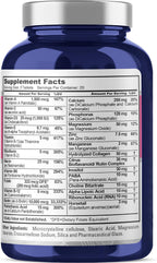 Fórmula NusaPure para Cabello, Piel y Uñas con 10.000 mcg de Biotina por Ración - 60 Comprimidos - Vegetariano y No-OGM
