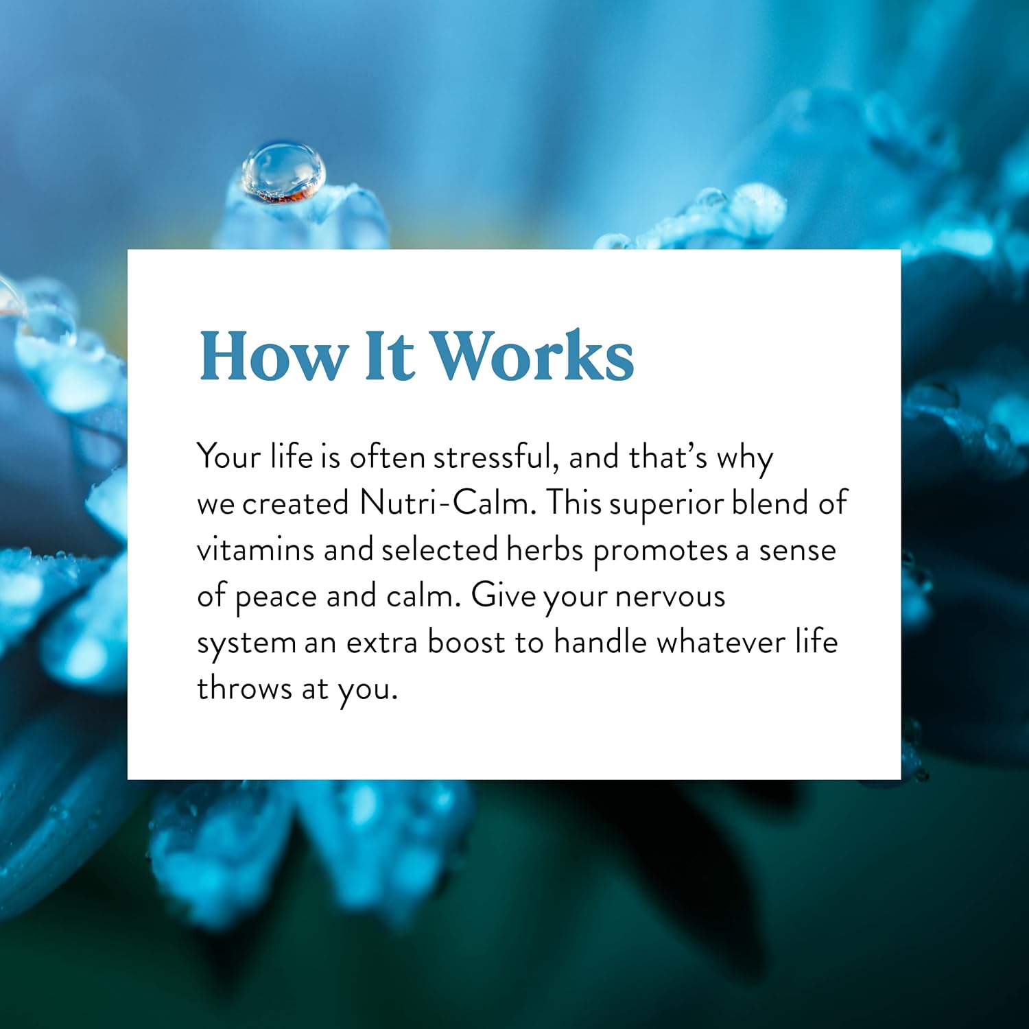 Nutri-Calm de Nature's Sunshine, 60 Comprimidos