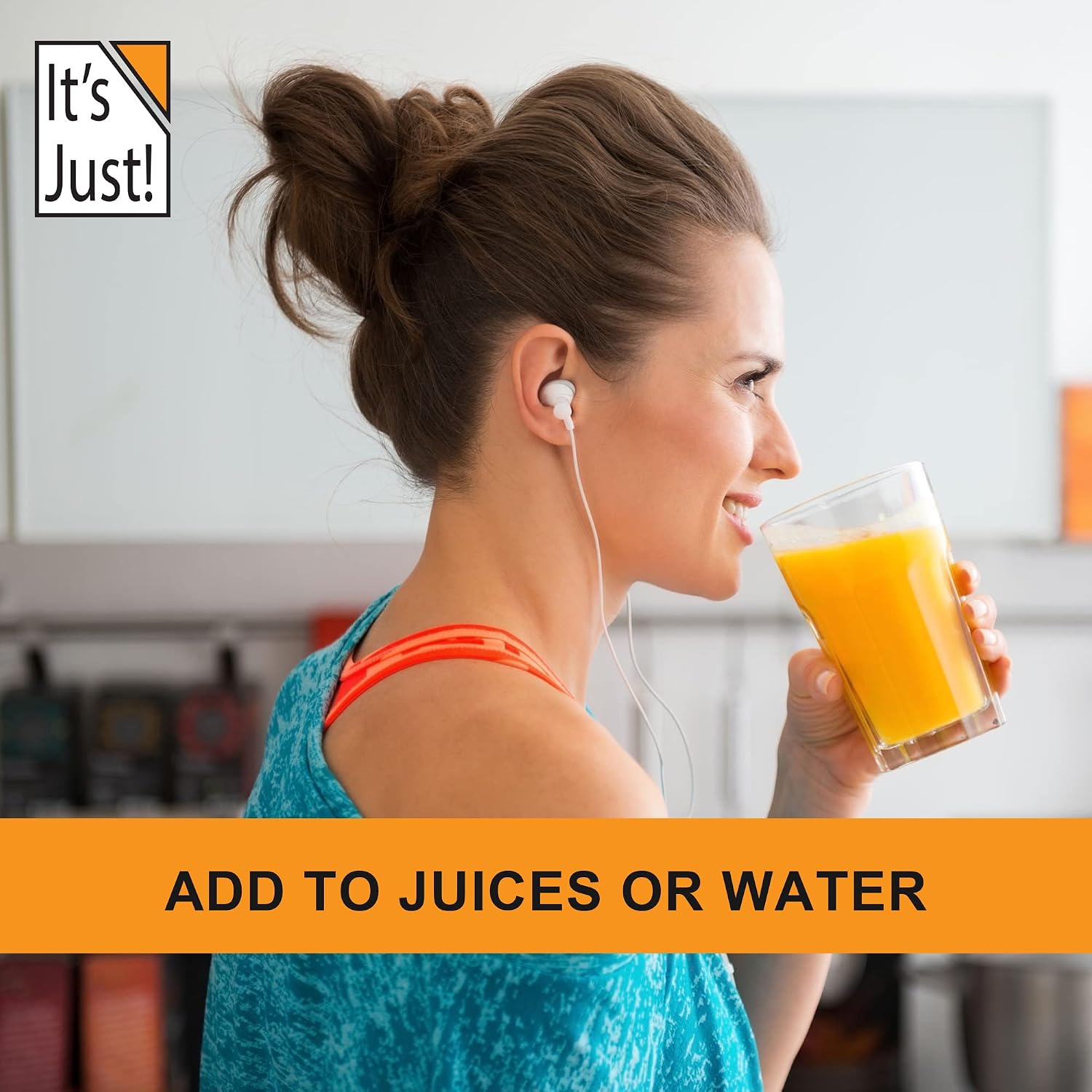 It's Just! - Vitamina C en Polvo, Ácido L-Ascórbico Puro 100%, 311g