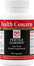 Health Concerns Fertile Garden – Apoyo a la Fertilidad Femenina – Fórmula Herbolaria China con Ashwagandha, Dong Quai y Peonía – 90 Cápsulas