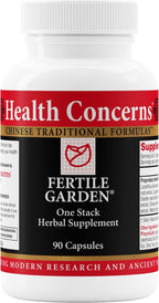 Health Concerns Fertile Garden – Apoyo a la Fertilidad Femenina – Fórmula Herbolaria China con Ashwagandha, Dong Quai y Peonía – 90 Cápsulas