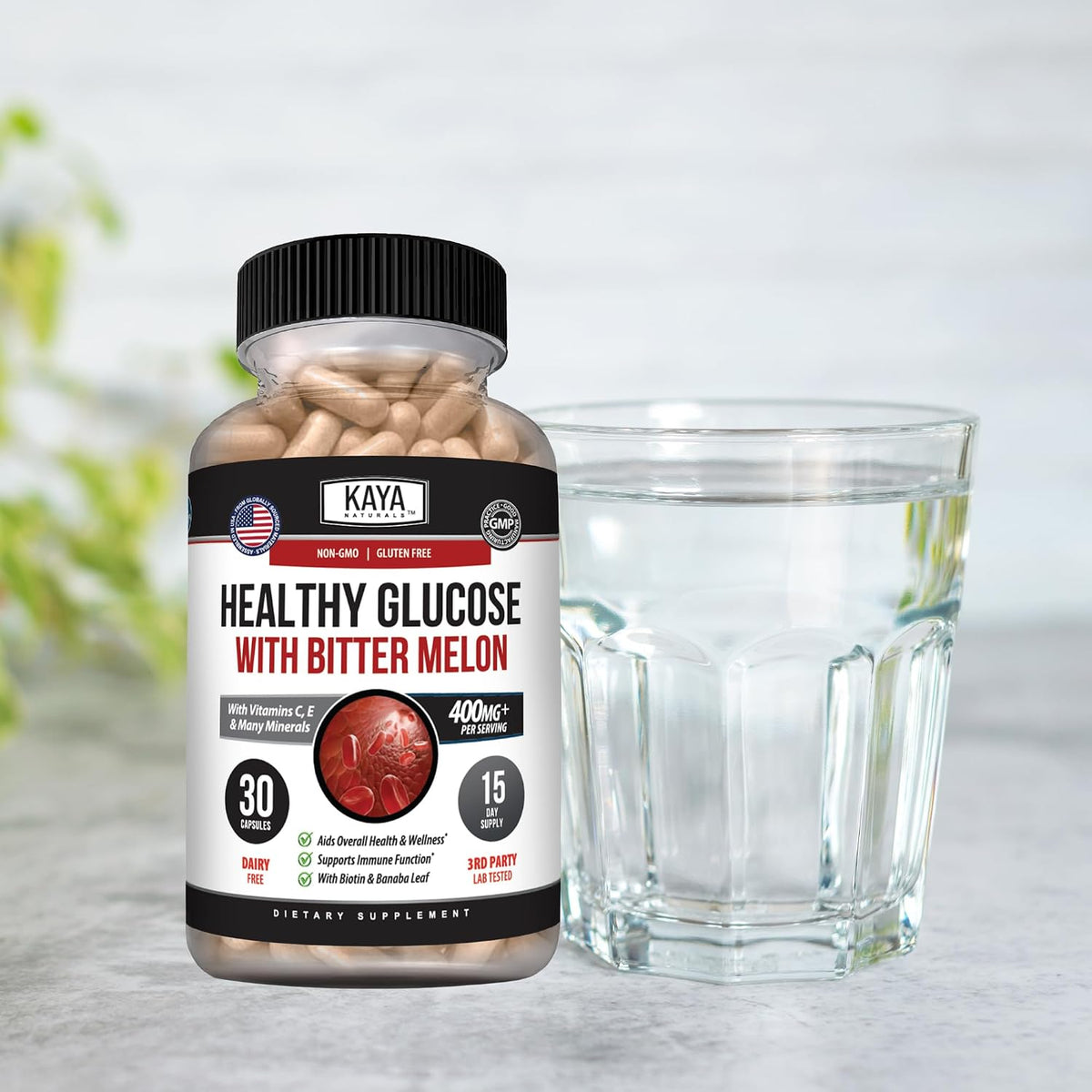 Kaya Naturals Healthy Gluco con Melón Amargo – Magnesio: interviene en la reducción del cansancio y la fatiga, y – Image 7