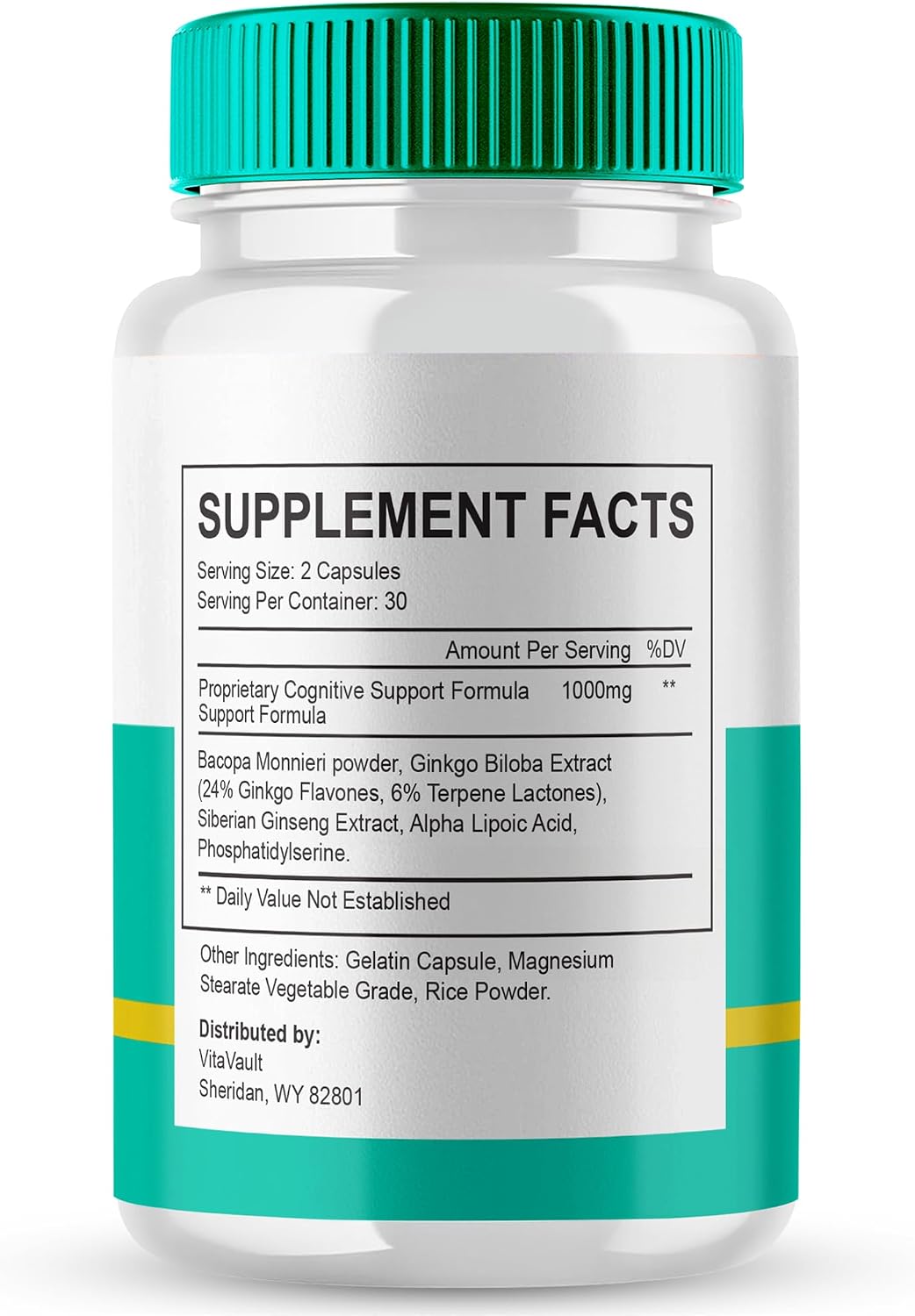 Neuro Defender Brain Supplements for Memory and Focus Capsules NeuroDefender Advanced Formula Brain Health Support Pills, Extra Strength Nootropics Neuro Defender All Natural Reviews (5 Pack)