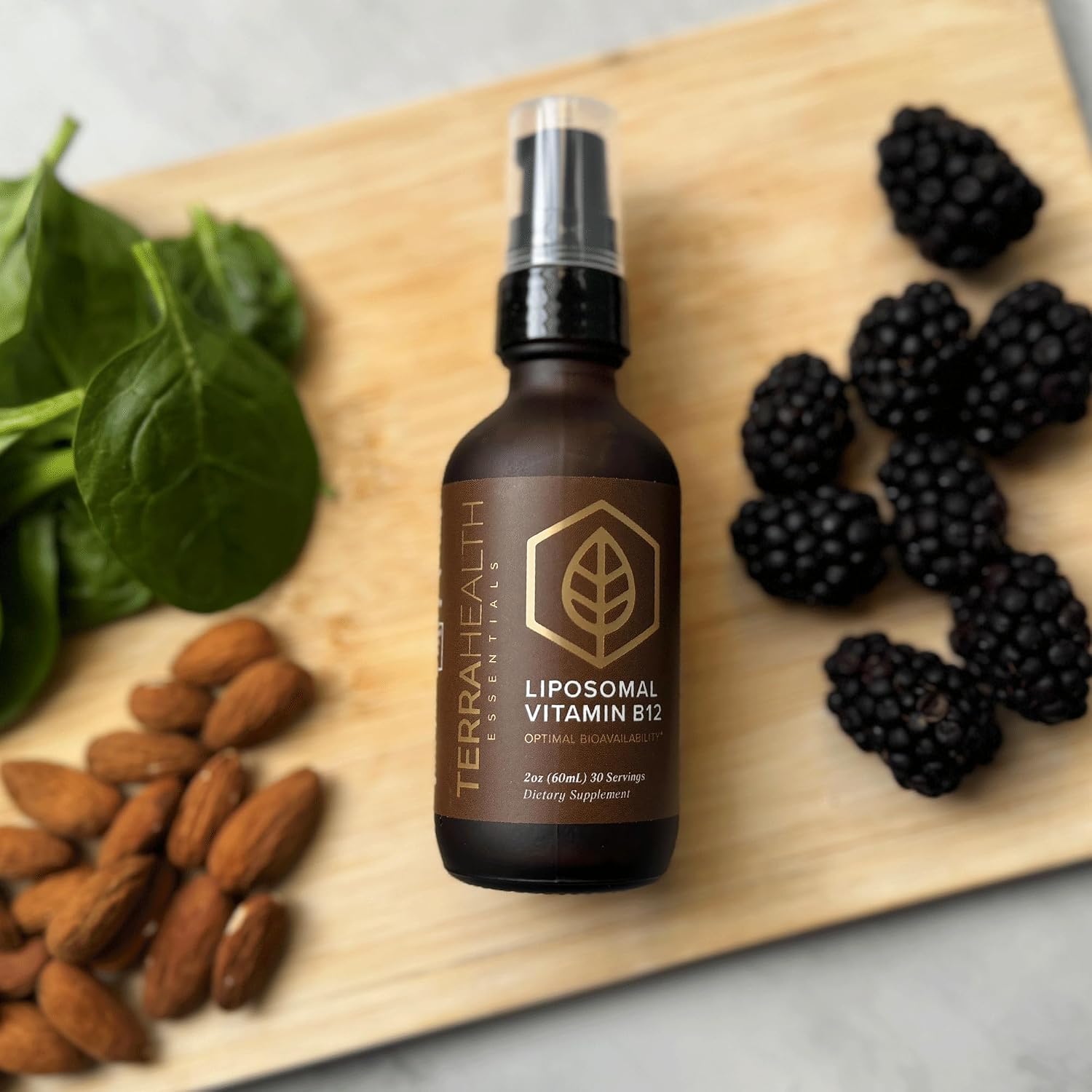 Terra Health Essentials - Vitamina B12 Liposomal | Energía y Bienestar (30 Días)