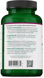 Vitanica Metabolic Manager - Complemento Herbal Vegano con Vitamina D (120 Cápsulas)