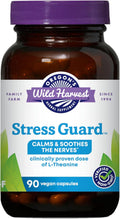 Stress Guard - Complemento de L-Teanina con Hierbas Adaptogénicas, 90 Cápsulas