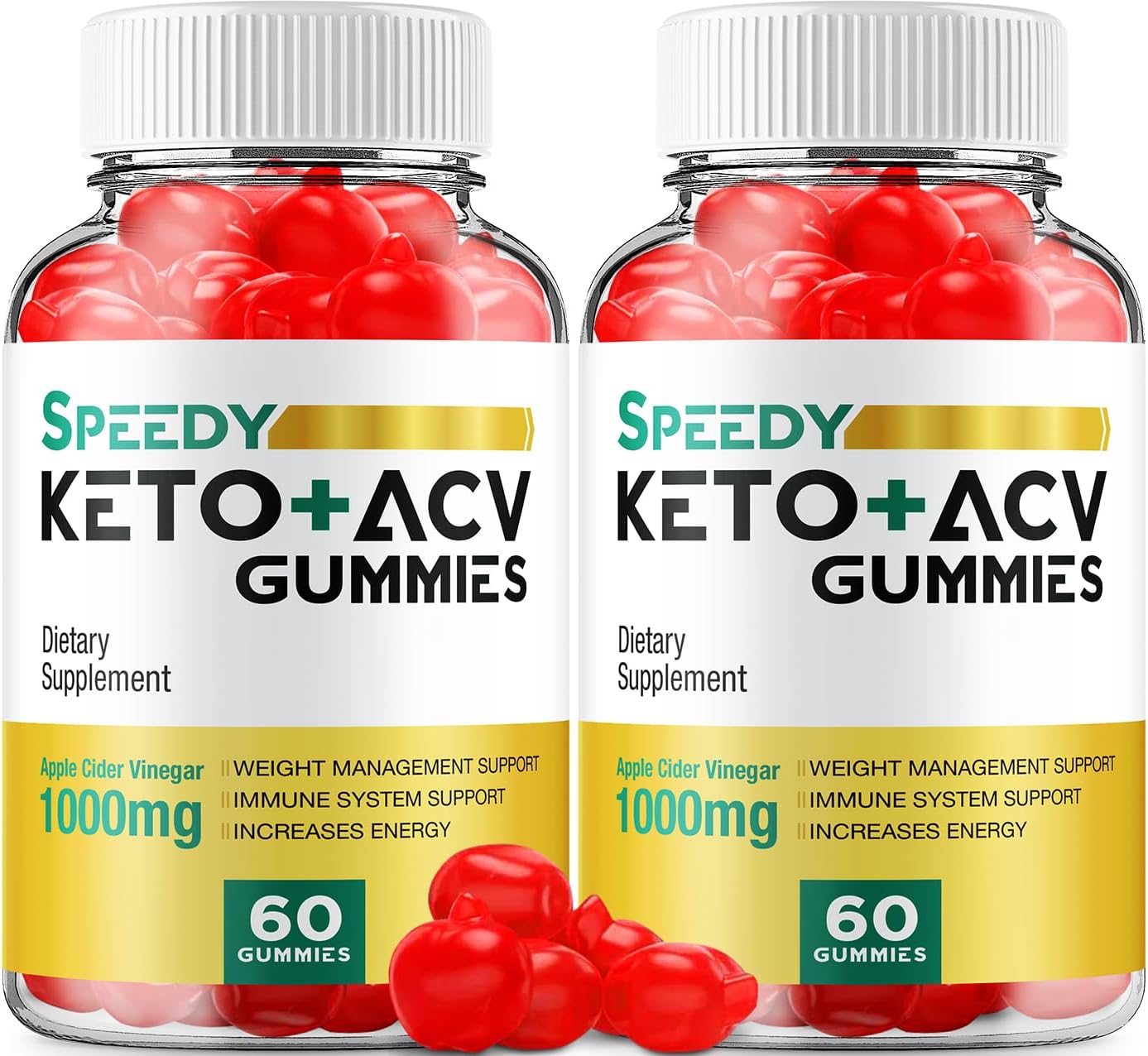 Speedy Keto ACV Gummies - 2 Pack (120 Gominolas)