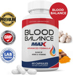 Justified Laboratories Blood Balance Max, 60 Cápsulas (Paquete de 2) - Fórmula Avanzada de Apoyo Circulatorio con Hierbas y Vitaminas
