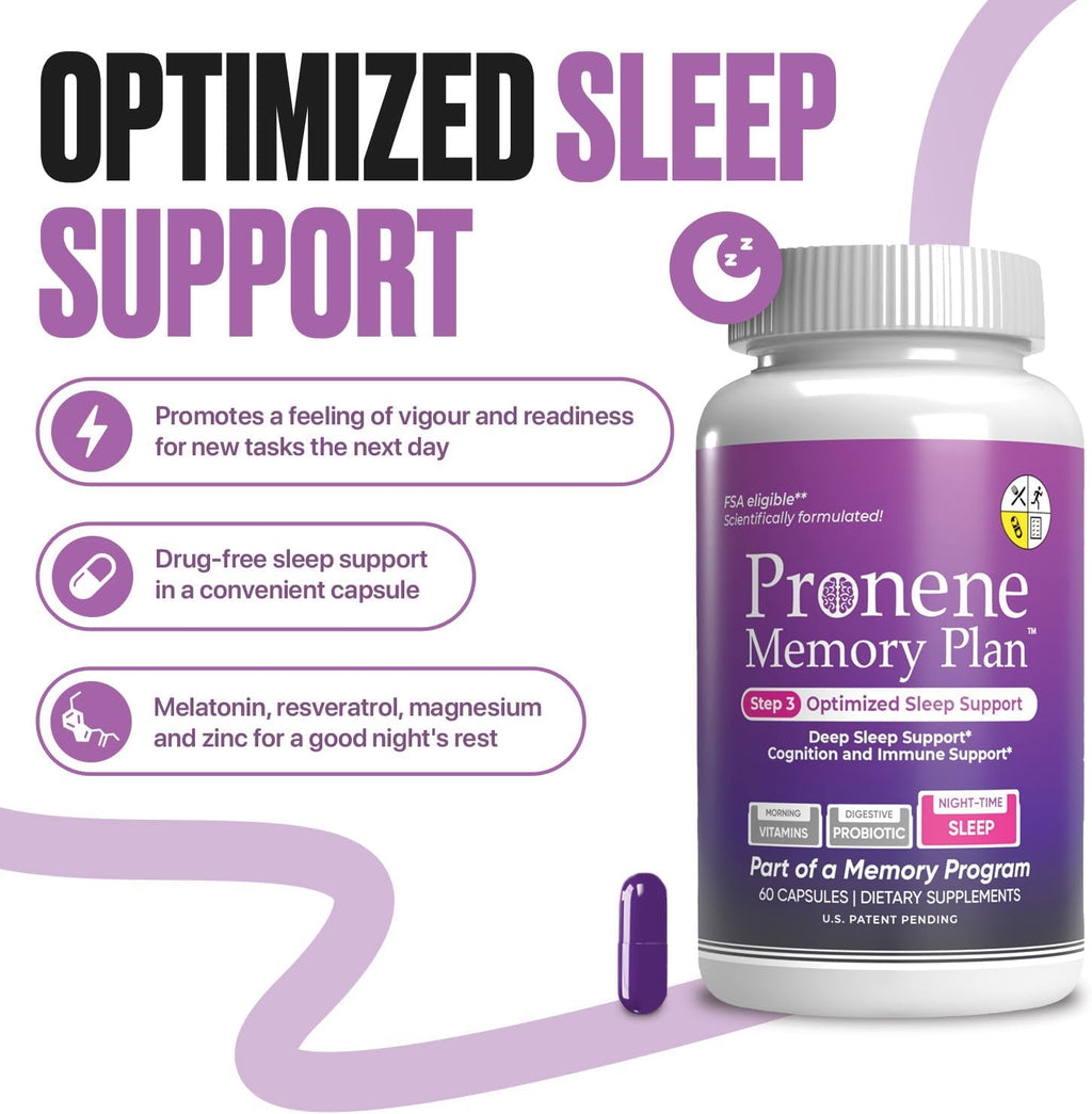 Pronene Memory Plan Optimized Sleep Support - 60 Cápsulas