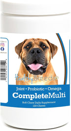 Healthy Breeds Multivitamínico Completo para Perros - 120 Comprimidos Masticables Sabor Pollo
