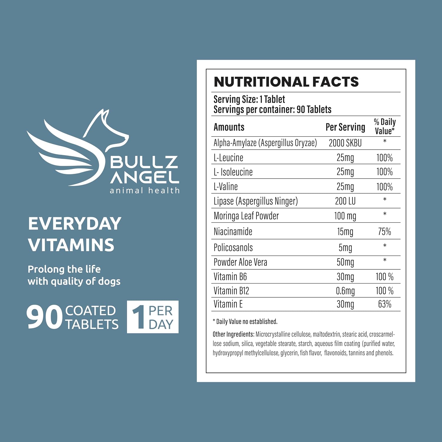 Everyday Vitamins for Dogs - Dog Use - Healthy Life - Essential Vitamins - Amino Acids - Natural Ingredients - Daily Use
