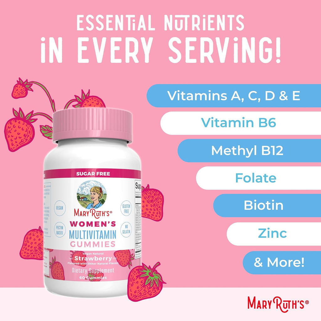 MaryRuth Organics Women's Immune Support Multivitamin Gummies - 60 Gominolas