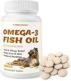 Unipomme Aceite de Pescado Omega 3 para Perros - Alivio de Alergia y Picor