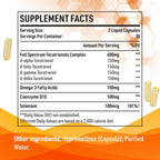 Kroppssund Tocotrienoles 800mg | Suplemento Celular y Energético - 60 Cápsulas Líquidas