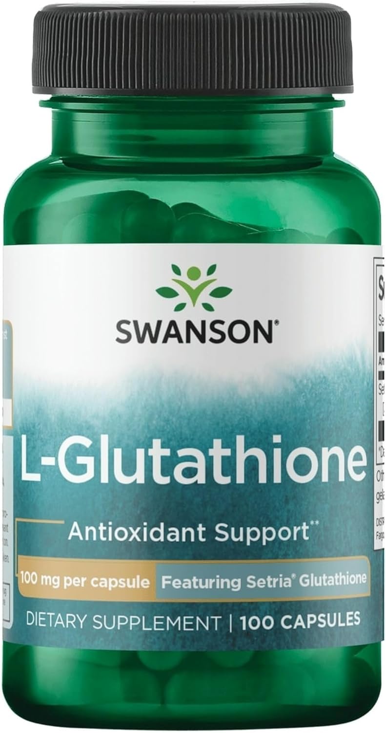 Swanson L-Glutatión 100 mg - 100 Cápsulas