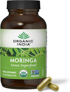 Cápsulas de Moringa Ecológicas - ORGANIC INDIA - 60 Cápsulas