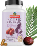 Peruvian Naturals Aguaje Cápsulas para Mujer 150 Comprimidos - Curvas Naturales, Equilibrio Hormonal, Vegano