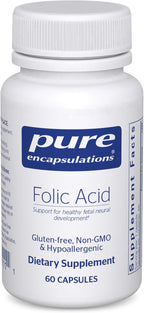 Pure Encapsulations Ácido Fólico - 60 Cápsulas