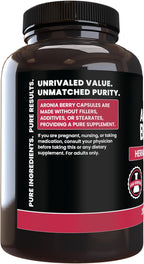 PURE ORIGINAL INGREDIENTS Extracto de Aronia, 365 Cápsulas - Siempre Puro, Sin Aditivos ni Rellenos, Verificado en Laboratorio