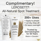 LEROSETT ClearPoint Anti Acne Pills, 60 Cápsulas - Gunilla Of Sweden