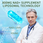 NAD+ Plus Liposomal 800mg - 60 Cápsulas