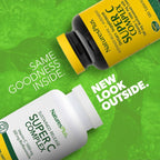 NaturesPlus Super C Complex, Liberación Sostenida - 180 Comprimidos - 1000 mg de Vitamina C + 500 mg de Bioflavonoides - Vegetariano, Sin Gluten - 180 Dosis