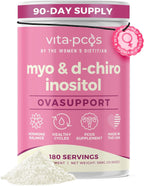 Suplemento de Myo e Inositol D-Chiro 40:1 para Ciclos y Fertilidad, 180 Porciones | 2000 mg de Myo-Inositol y 50 mg de D-Chiro para Batidos, Té y Bebidas - Fabricado en EE. UU. 13.02 oz de Inositol en Polvo para el Bienestar Femenino