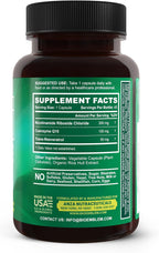 BioEmblem NAD+ Suplemento | 300 mg Nicotinamida Ribósido con CoQ10 y Resveratrol | Apoya el Envejecimiento Saludable, Energía Celular y Función Cognitiva | No OGM, Sin Gluten - 45 Cápsulas