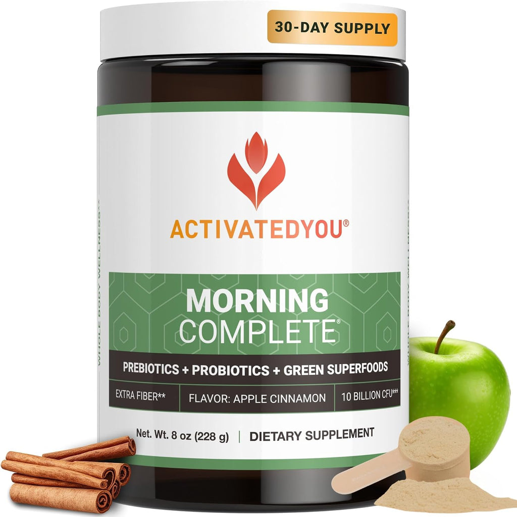 ACTIVEDYOU Morning Complete Mezcla de Verduras y Probióticos - 30 porciones (Cítricos)