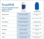 True-HNS® Cabello, Uñas y Piel con Queratina Cynatine y Biotina Vegetal - 60 Cápsulas