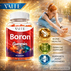 Suplemento de Boro 10 mg - Gominolas Veganas, Sin Gluten - 60 Unidades
