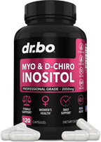 Myo-Inositol y D-Chiro Inositol 40:1 - Suplemento para Mujeres - 2050mg por dosis - 120 Cápsulas
