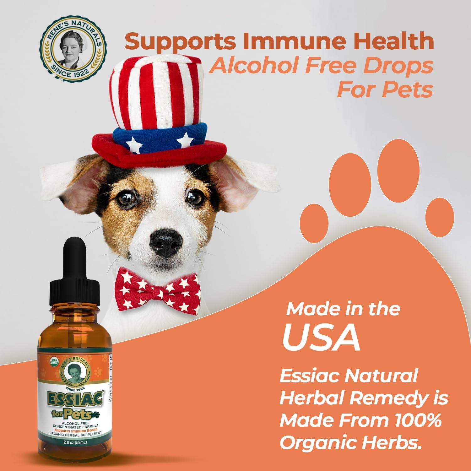 Essiac para Mascotas - Gotas Orgánicas USDA - 59ml