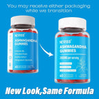 NEVISS Gominolas de Ashwagandha, Magnesio, Rhodiola Rosea y Vitamina B6 - 2000mg - Sin Azúcar