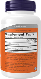 GABA 500 mg + Vitamina B6 - 100 Cápsulas Vegetales