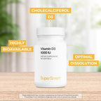 Supersmart Vitamina D3 1000 UI, 150 cápsulas blandas