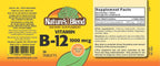 Nature's Blend Vitamina B12 1000 mcg, 50 Comprimidos