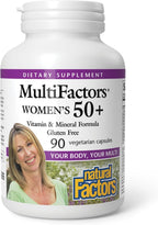 MultiFactors Women's 50+ Multivitamínico y Minerales - 90 Cápsulas