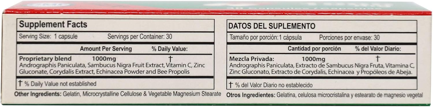 Ampitrexyl Plus Cápsulas Antioxidantes, 1000 mg, 30 unidades