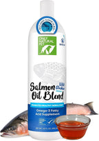 Only Natural Pet Aceite de Salmón Salvaje de Alaska para Perros y Gatos - Omega 3 y 6 - EPA y DHA - 591 ml (Pack de 2)