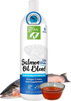 Only Natural Pet Aceite de Salmón Salvaje de Alaska para Perros y Gatos - Complemento de Omega 3 y 6 - Ácidos Grasos EPA y DHA - Apoyo Natural para Articulaciones, Piel, Pelaje y Corazón - 20 fl oz (Pack de 2)