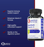 Quantum Vitamin C - Vitamina C Orgánica Natural con Bioflavonoides - 60 Cápsulas Veganas