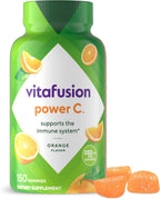 Vitafusion Power C Gummy Vitamina C - 63 Gomitas (21 Días) Sabor Naranja