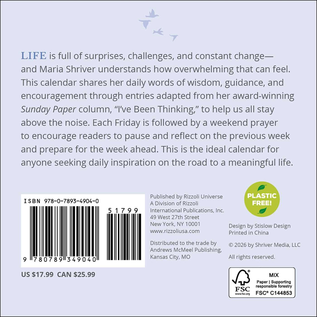 Maria Shriver's The Sunday Paper: Meditaciones Diarias para una Vida con Propósito 2027