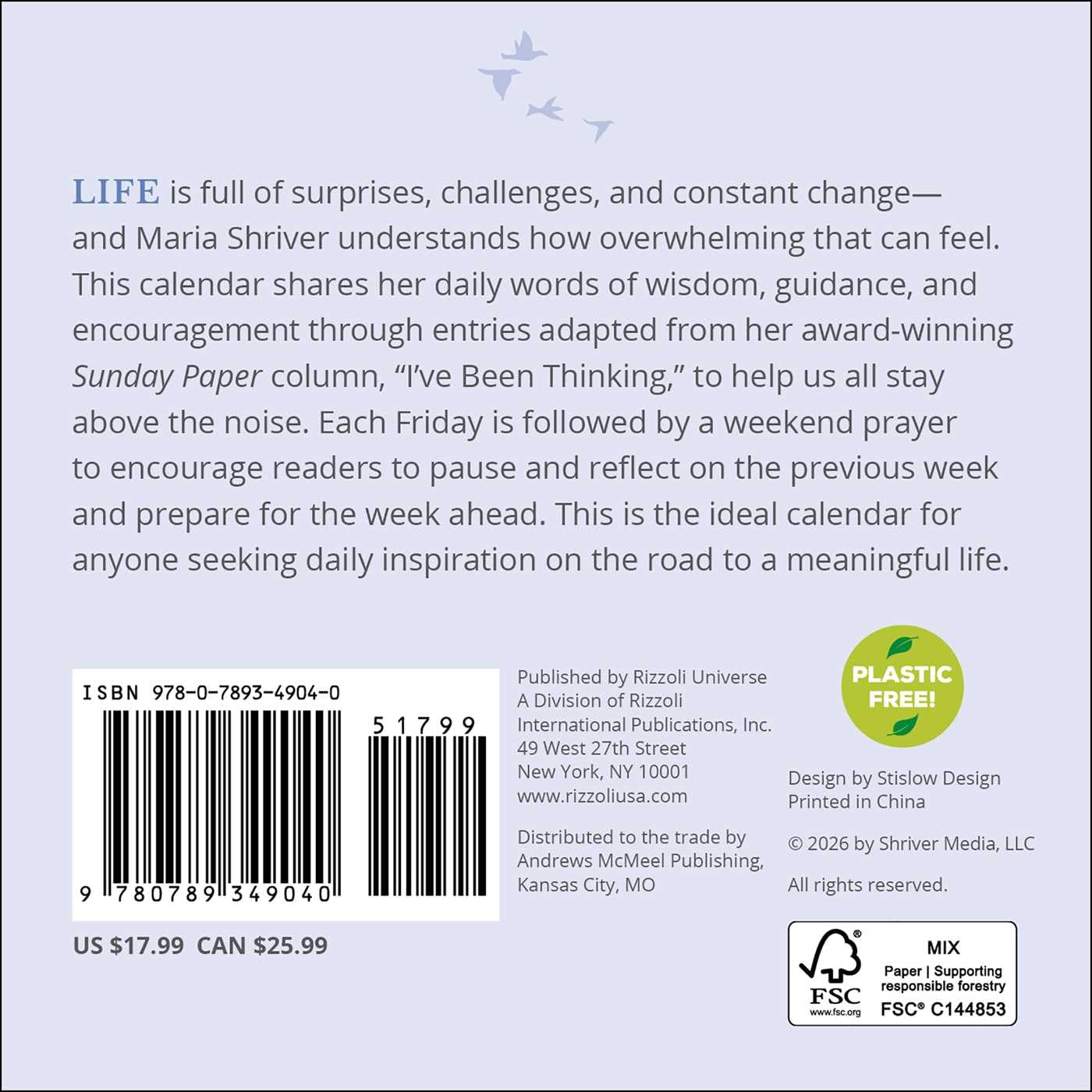 Maria Shriver's The Sunday Paper: Meditaciones Diarias para una Vida con Propósito 2027
