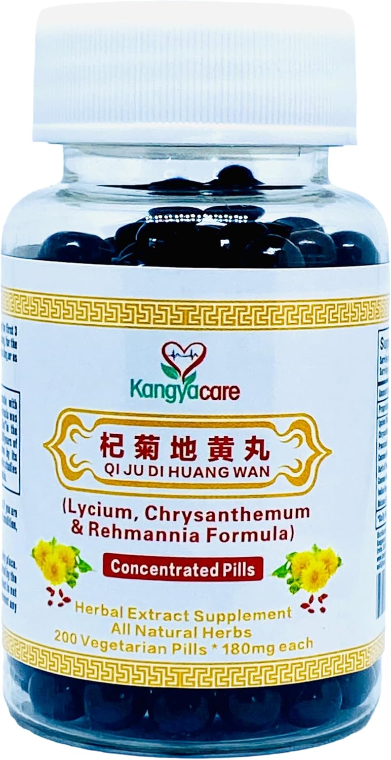 Liu Wei Di Huang Wan – Fórmula de Seis Ingredientes con Rehmannia – Suplemento Herbal Natural (200 comprimidos)