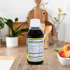 GirafKids Multivitamínico Líquido para Niños (237 ml) - con Biotina, Vitamina A, Complejo B, Ácido Fólico, Omega-3 y Beta Glucano