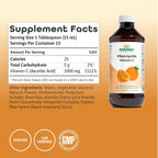 Dynamic Health VitaLiquids Vitamina C Líquida 1000 mg con Escaramujo y Bioflavonoides - 240 ml