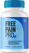 Free Pain Pro Cápsulas - Complemento Alimenticio para el Bienestar General (60 Cápsulas)